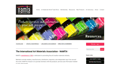 Desktop Screenshot of namta.org